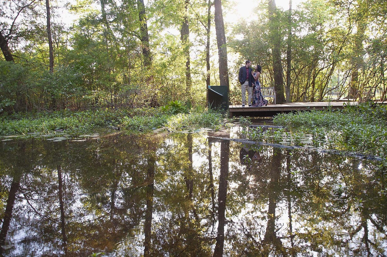 Houston Arboretum Engagement Portraits