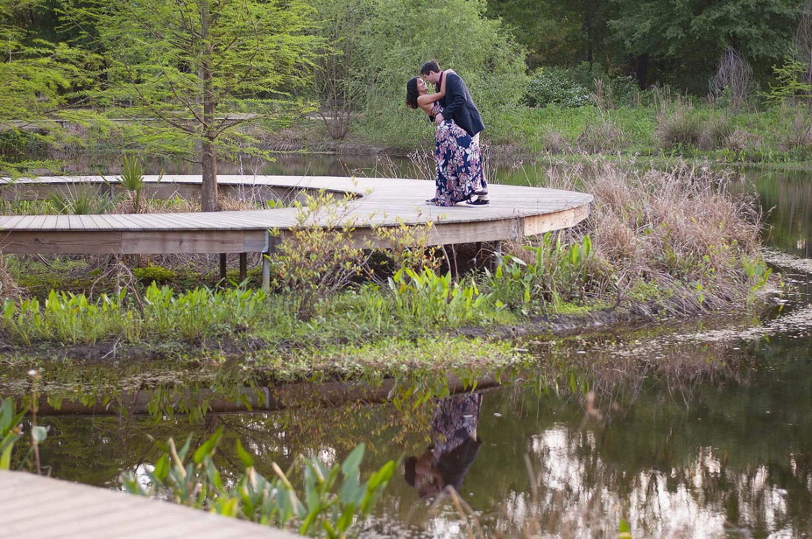 Houston Arboretum Engagement Portraits