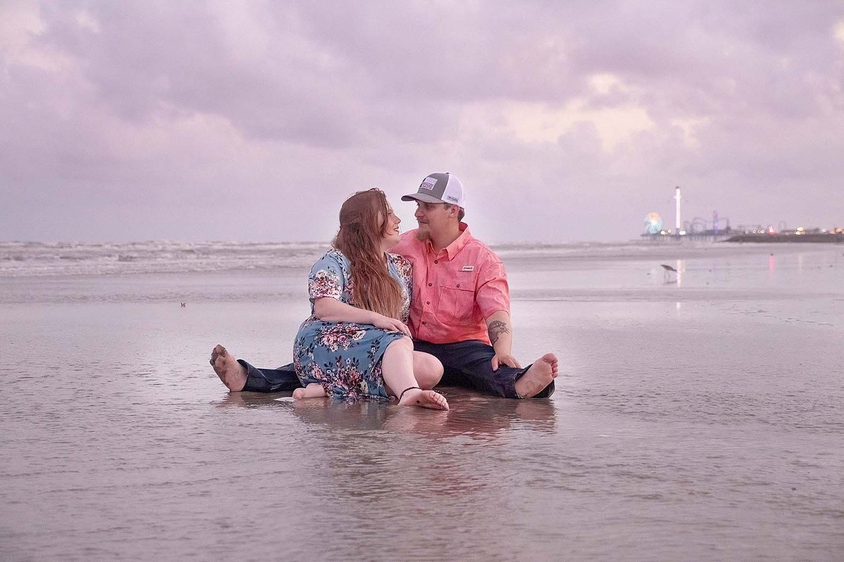 Galveston Engagement Portraits