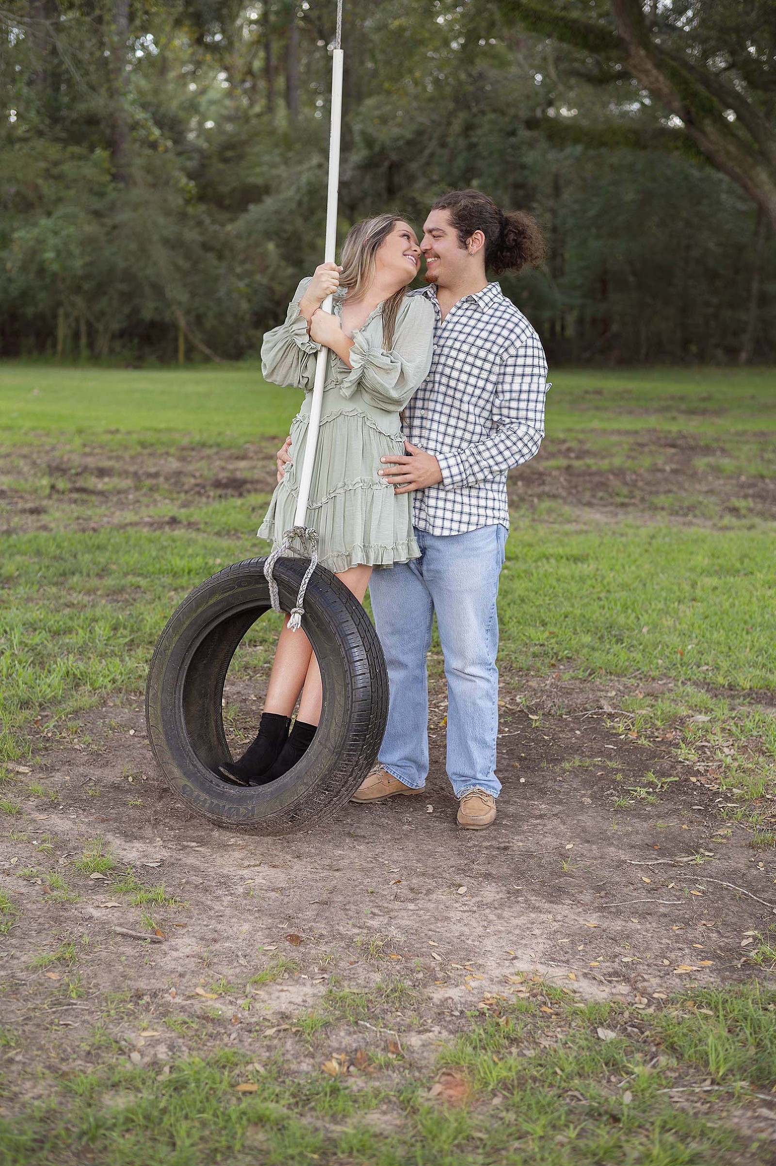 Addison Woods Engagement Photo