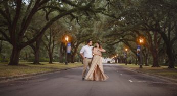 Hermann Park Engagement Portraits